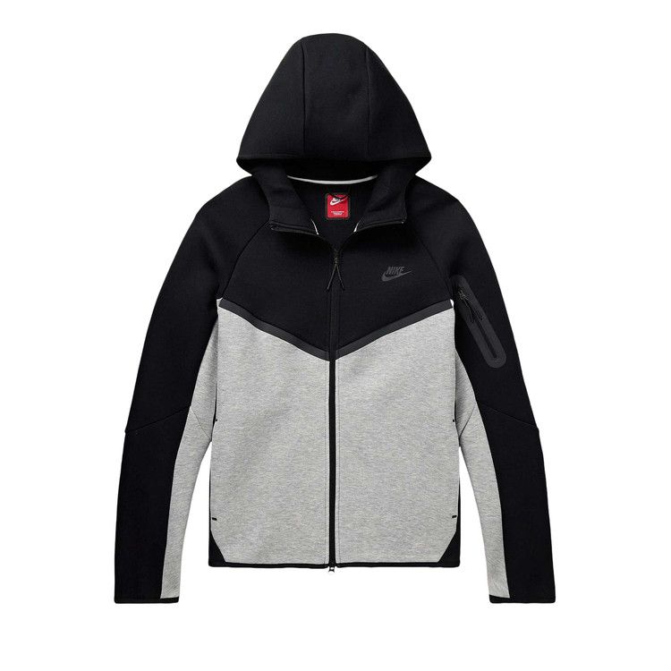 Nike Sportswear Tech Fleece Windrunner Hoodie Black/Dark Grey Heather/Black