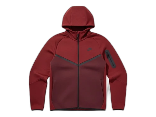 Nike Tech Fleece Windrunner Full Zip Hoodie Dark Team Red/Burgundy Crush-Black