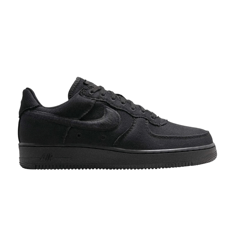 Nike Air Force 1 Low Triple Black Canvas