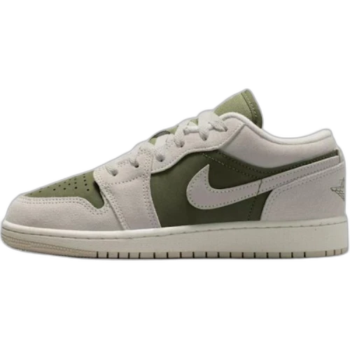 Jordan 1 Low SE Medium Olive Sail (GS)