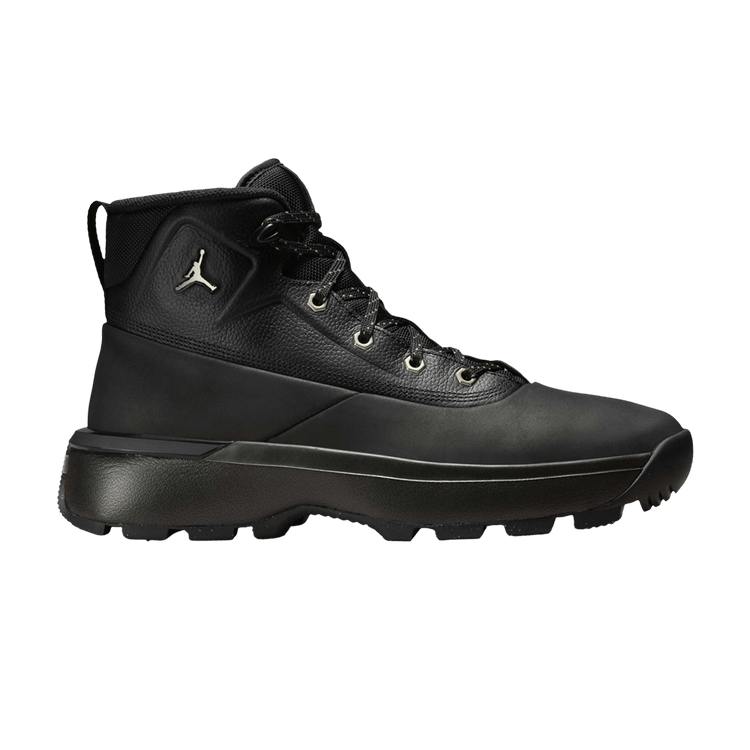 Jordan City Boot Black Metallic Silver