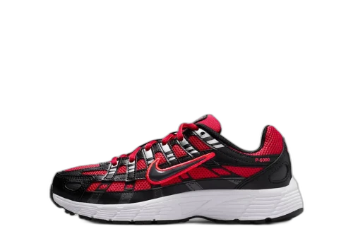 Nike P-6000 University Red Metallic Silver Dark Smoke Grey Black (GS)