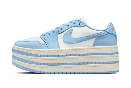 Jordan 1 Low Triple Stack Psychic Blue White (Women's)