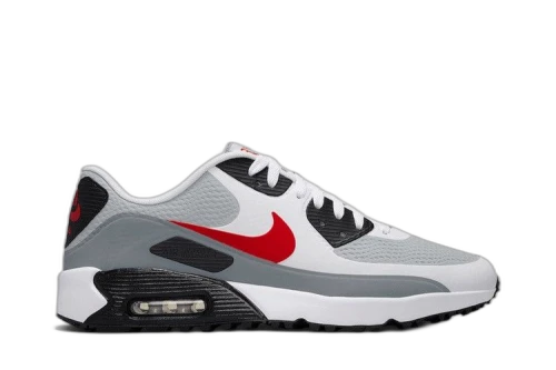 Nike Air Max 90 Golf White Light Smoke Grey Red