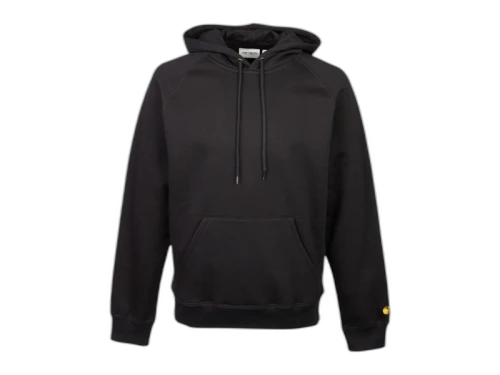 Carhartt WIP Chase Fleece Hood Sweatshirt Black