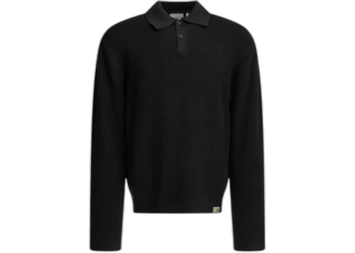 Carhartt Miles Polo Sweater Black