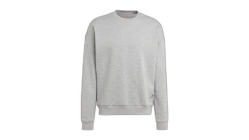 adidas Lounge Fleece Sweatshirt Medium Grey Heather