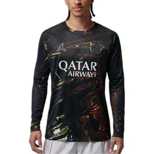 Nike x PSG Dri-Fit Longsleeve Jersey Black/White/Black