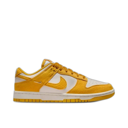 Nike Dunk Low Dark Sulfur Gold Mini Swoosh (Women's)