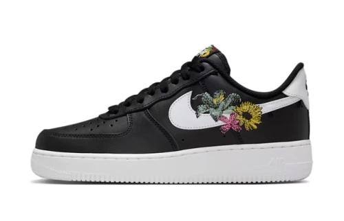 Nike Air Force 1 Low Premium Now Accepting All Flowers Black (Women's)