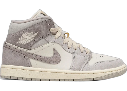 Jordan 1 Mid SE Light Iron Ore Enigma Stone (Women's)