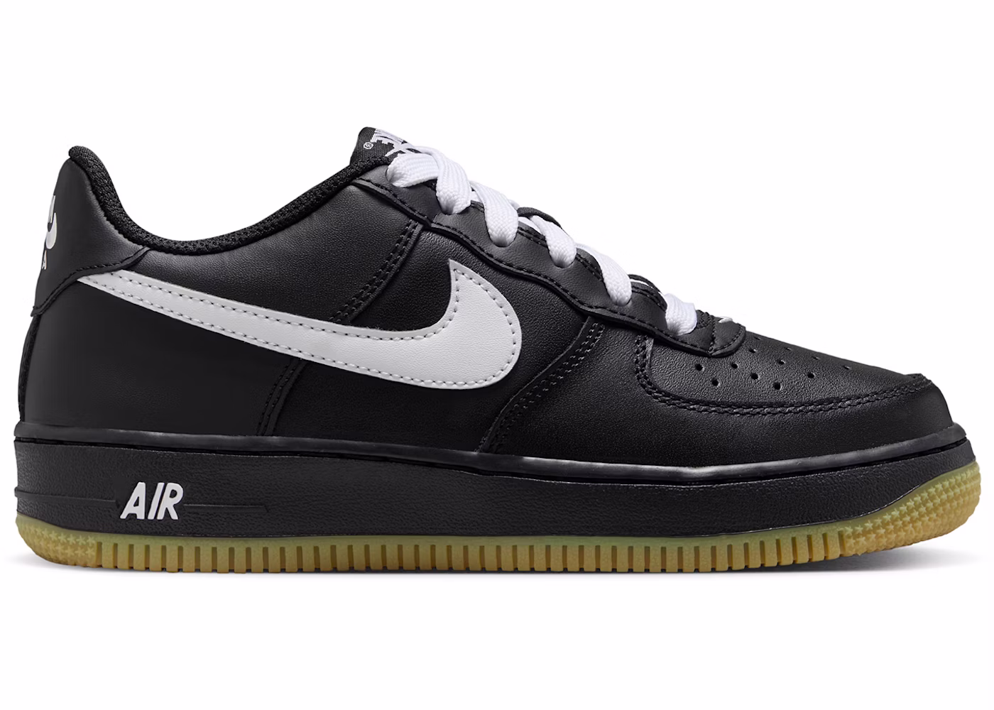 Nike Air Force 1 Low LV8 Black Gum Light Brown White (GS)