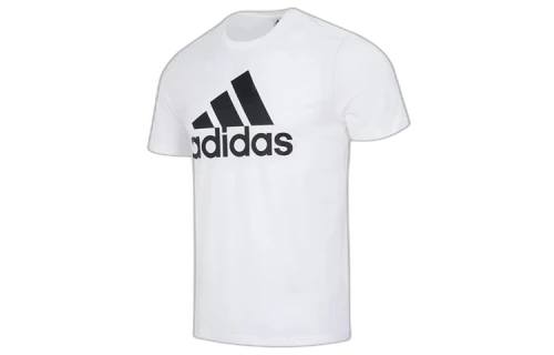 adidas Essentials Single Jersey Big Logo Tee White