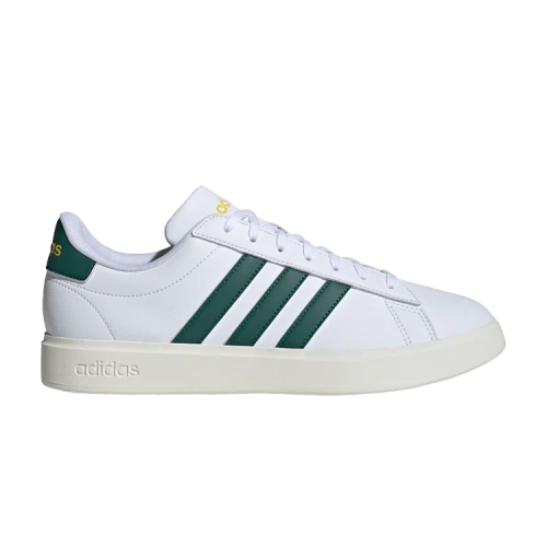 adidas Grand Court Cloud White Collegiate Green Utility Yellow