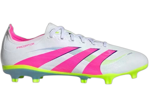 adidas Predator League FG/MG Cloud White Lucid Pink Lucid Lemon