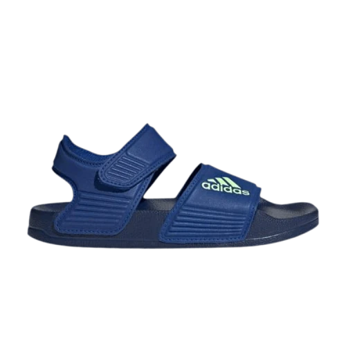 adidas Adilette Sandals Royal Blue Green Spark Dark Blue (GS)