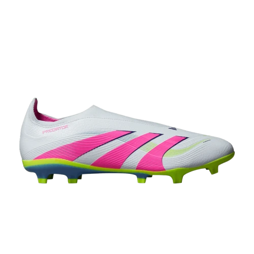 adidas Predator League Laceless FG/MG Cloud White Lucid Pink Lucid Lemon