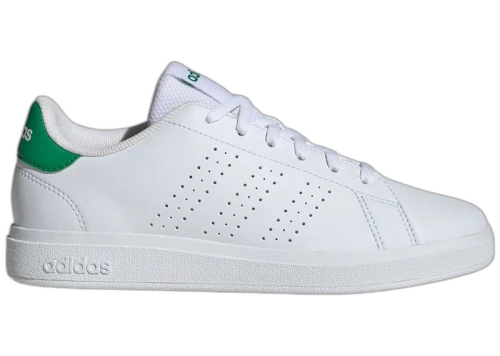 adidas Advantage Base 2.0 Cloud White Green (GS)