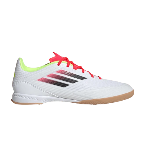 adidas F50 League Indoor Cloud White Core Black Solar Yellow