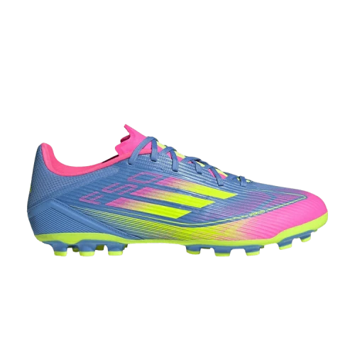 adidas F50 League AG Blue Fusion Lucid Lemon Lucid Pink