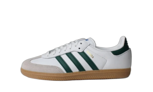 adidas Samba OG White Collegiate Green Gum (Kids)