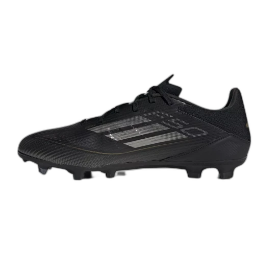 adidas F50 League Multi-Ground Core Black Iron Metallic Gold Metallic