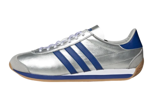 adidas Country OG Matte Silver Bright Blue Cloud White