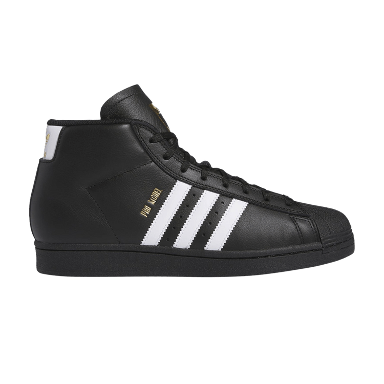 adidas Pro Model ADV Core Black Cloud White Gold Metallic