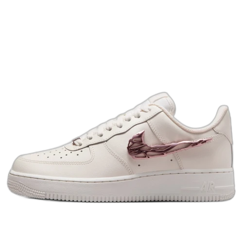 Nike Air Force 1 Low Liquid Metal Swoosh Metallic Rose Gold (Women's)