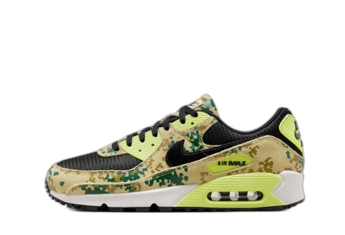 Nike Air Max 90 Premium Team Gold Light Lemon Twist Phantom Black