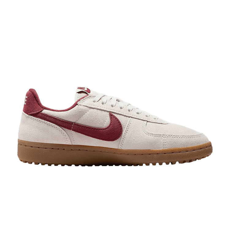 Nike Field General Suede Light Bone Dark Team Red (Women's)