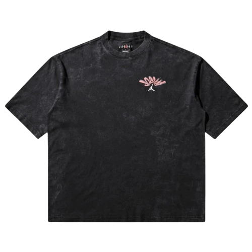 Air Jordan Flight Reis Fear Short-Sleeve Crew Tee 'Black/White'