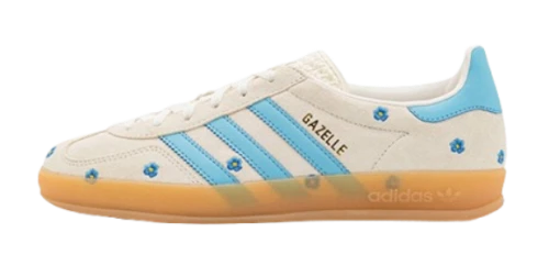 adidas Gazelle Indoor Light Blue Floral (Women's)