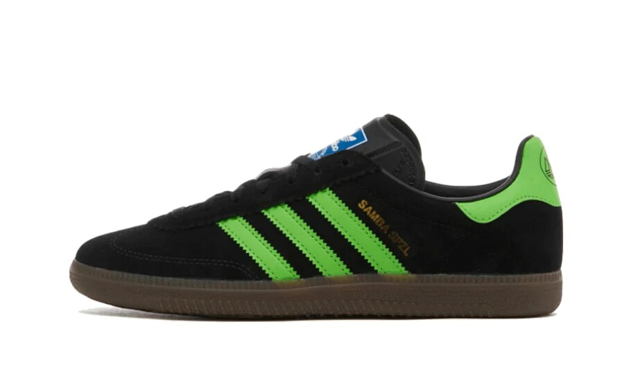 adidas Samba Deco SPZL Black Lucid Lime