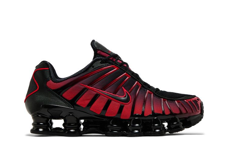 Nike Shox TL Black University Red Gradient