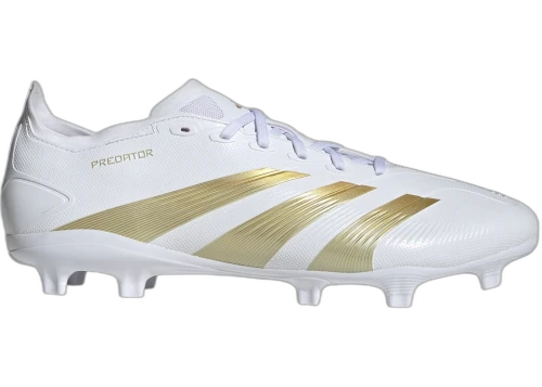 adidas Predator League FG Cloud White Gold Metallic Sandy Beige Met