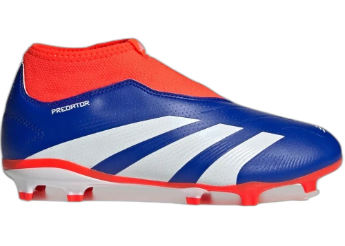 adidas Predator League Laceless FG Lucid Blue Cloud White Solar Red (GS)