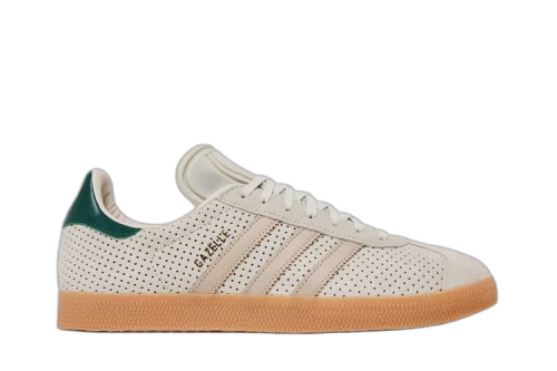 adidas Gazelle Aluminium Wonder Beige Collegiate Green