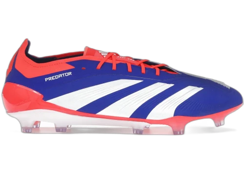 adidas Predator Elite FG Lucid Blue Cloud White Solar Red