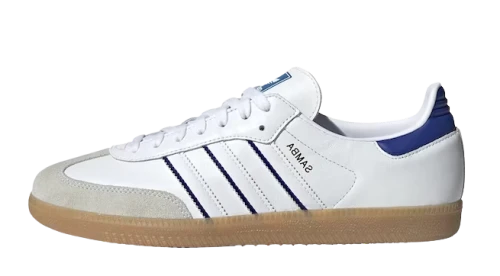 adidas Samba Leather Cloud White Lucid Blue