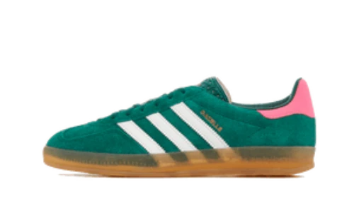 adidas Gazelle Indoor Collegiate Green Lucid Pink (Women's)