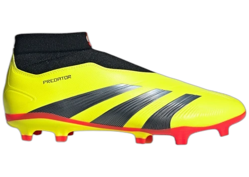 adidas Predator 24 League Laceless FG Team Solar Yellow Core Black Cloud White