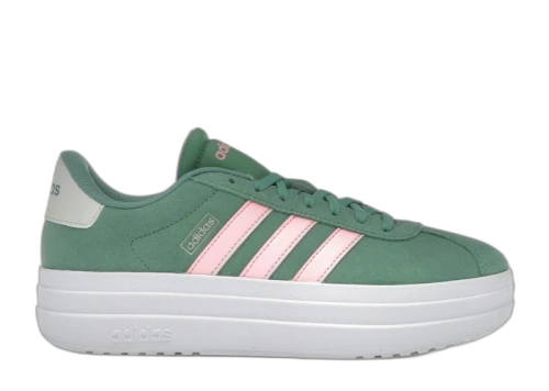 adidas VL Court Bold Preloved Green Pink Spark Ivory (Women's)