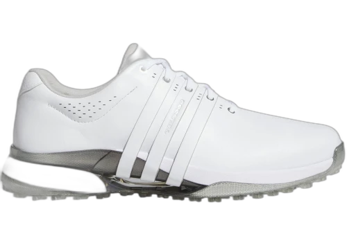 adidas Tour360 25 Spikeless Golf Cloud White Silver Metallic
