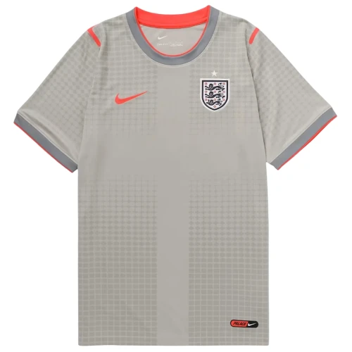 Nike England x Palace Academy Pro 2026 Football Jersey Pewter Grey/Bright Crimson
