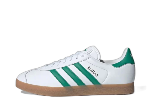 adidas Gazelle White Bold Green Gum