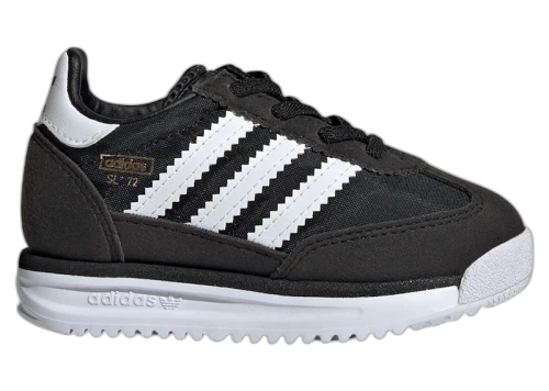 adidas SL 72 RS Elastic Laces Core Black Cloud White Blue (TD)