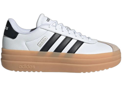 adidas VL Court Bold Cloud White Core Black Wonder Beige (Women's)