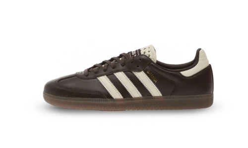 adidas Samba OG Basketweave Tongue Aurora Coffee Off White (Women's)