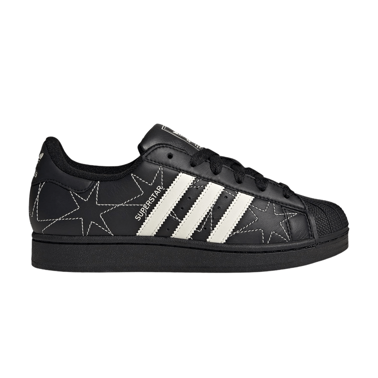 adidas Superstar II Black Cream White Stars (Women's)